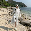 ラッシュガード レディース ロング丈 白 グレー 緑 指穴 首まで 日焼け防止 体型カバー 長袖 パーカー フード ジップアップ 夏 プール 海 薄手 シンプル...