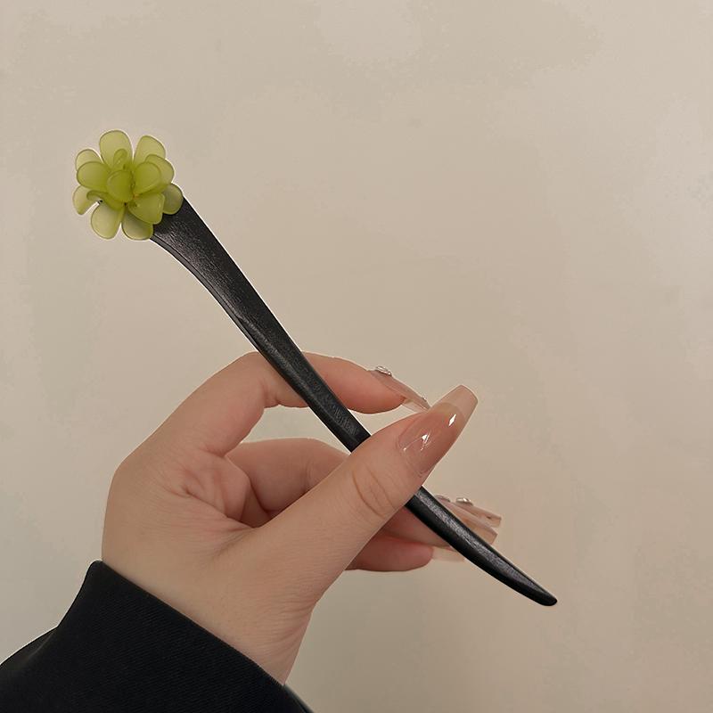 簪 レディース 中国風 花 モチーフ 髪飾り 和装 ヘアアクセサリー レトロ ママ面スカート 上品 まとめ髪 花