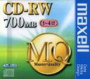 マクセル CD-RW 700MB 4倍速対応1枚　7mmケース　maxell CDRW80MQ.1P規格：CD-RW入数：1種類：PC用 / 4倍速盤面印刷：不可