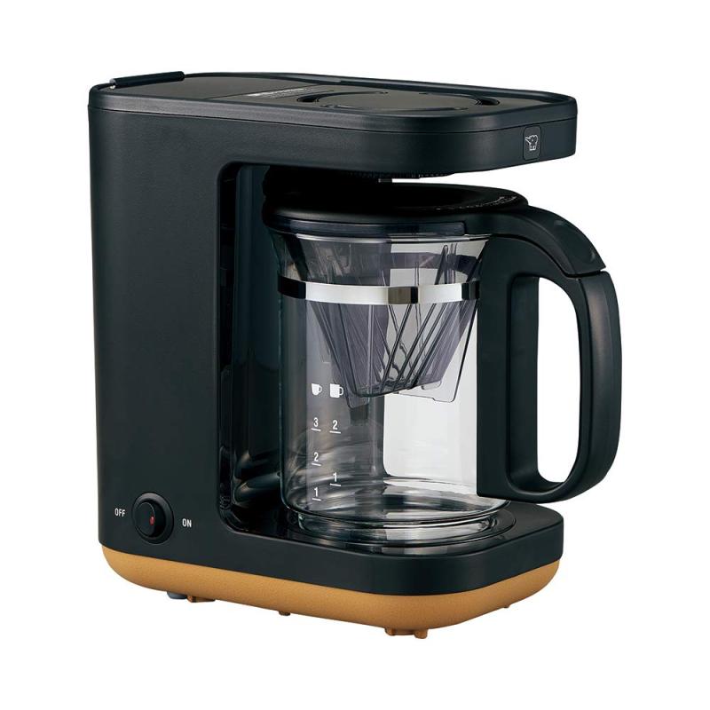 象印マホービン コーヒーメーカー 3杯用 STAN. ドリップ式 高温抽出 はずせる水タンク ギフト マグカップ2杯 ブラック EC-XA30-BA