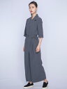 和食 制服 作業 上下セット ジッパー 中華 レストラン ウェイター 茶屋 ホテル スリム フィット 伸縮性 アシンメトリー 結び パンツ トップス 大きいサイズ 黒 グレー