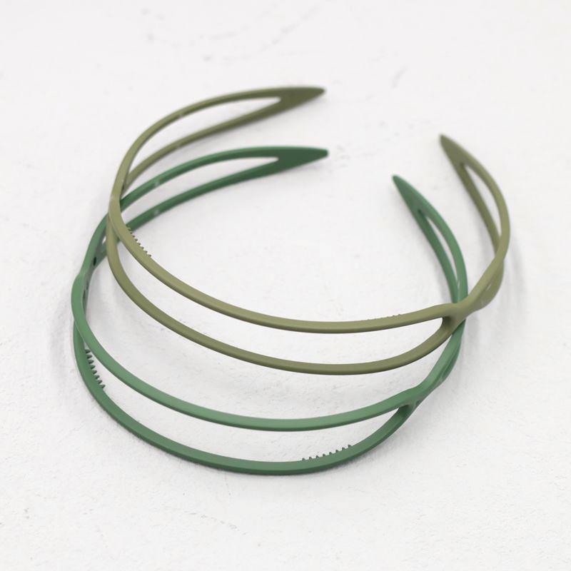 カチューシャ ヘアバンド 髪飾り アクセサリー 普段使い 透かし 歯付き つや消し マット 靭性 韓国 シ..