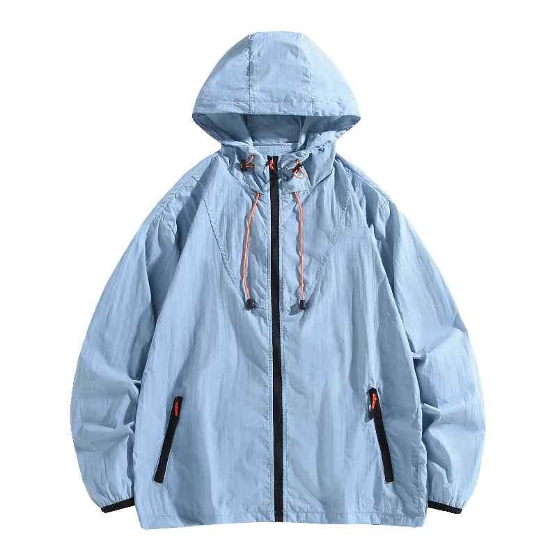 ラッシュガード レディース 長袖 フード付き パーカー ジップアップ ポケット ショート 薄手 日焼け防..