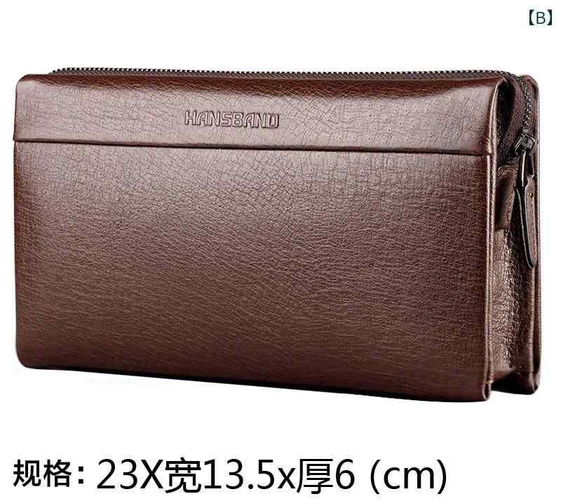 スマホ と 財布 が 入る バッグ メンズ クラッチ ハンド 牛革 ジッパー ポケット 仕切り ビジネス カジュアル ソフト レザー 大 容量 パスワード ロック クロコダイル ストーン 柄 PC サイズ 8インチ S L XL ブラウン ブラック