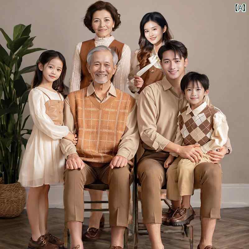 家族 お揃い 衣装 写真 フォト 撮影 スタジオ 思い出 記念 キッズ 男の子 女の子 大人 レディース メン..