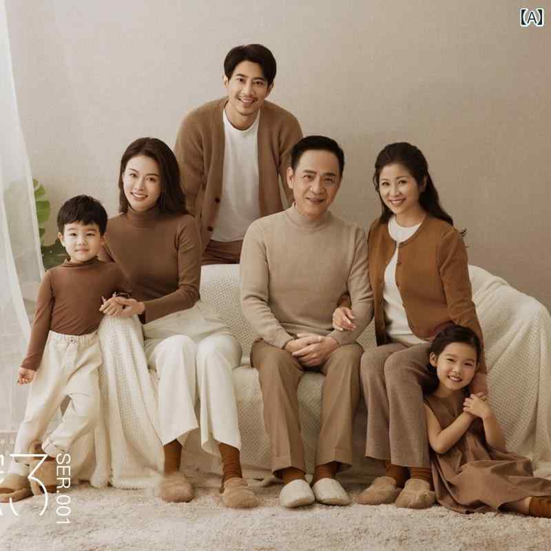 家族 お揃い 衣装 写真 フォト 撮影 スタジオ 思い出 記念 キッズ 男の子 女の子 大人 レディース メン..