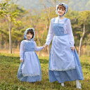 家族 お揃い 衣装 親子 ペア キッズ 女の子 大人 レディース 撮影 フォト 写真 スタジオ 思い出 記念 ロング丈 エプロン風ワンピース 背中チャック かわいい
