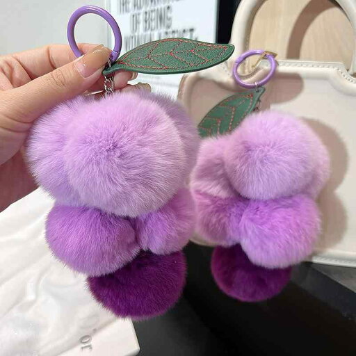 ぬいぐるみキーホルダー もこもこ ふわふわ キーチェーン バッグチャーム フック 大きめ 大人 ブドウ 葉っぱ グラデーション かわいい 紫 ぬいぐるみキーホルダー もこもこ ふわふわ キーチェーン バッグチャーム フック 大きめ 大人 ブドウ 葉っぱ グラデーション かわいい 紫