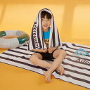 バスタオル キッズ用 男の子 水着 上下セット ビーチ マリンスポーツ お風呂 吸水 速乾 通気性 大きいサイズ かわいい ストライプ ライオン