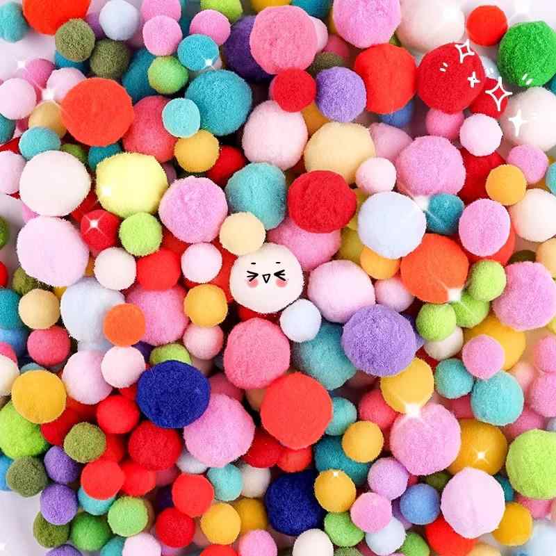 手芸 ポンポン かわいい 手作り 材料 毛玉 まる ボール アレンジ ハンドメイド DIY用品 使い方いろいろ..