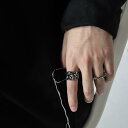 指輪 メンズ 太め レトロ ドラゴン 爪 ヒップホップ チタン 鋼 かっこいい シルバー アクセサリー ごつめ プレゼント