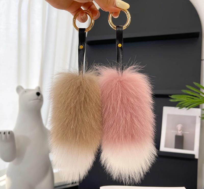 ぬいぐるみキーホルダー キーチェーン バッグチャーム もこもこ ふわふわ しっぽ メンズ レディース シンプル ピンク 黒 あんこ色 おしゃれ