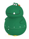 タイマー 勉強 かわいい 子供 リマインダー 機械式 アナログ 電池不要 60分 プラスチック キッチン エクササイズ 恐竜 ペンギン くま 緑 ピンク 青 プレゼント