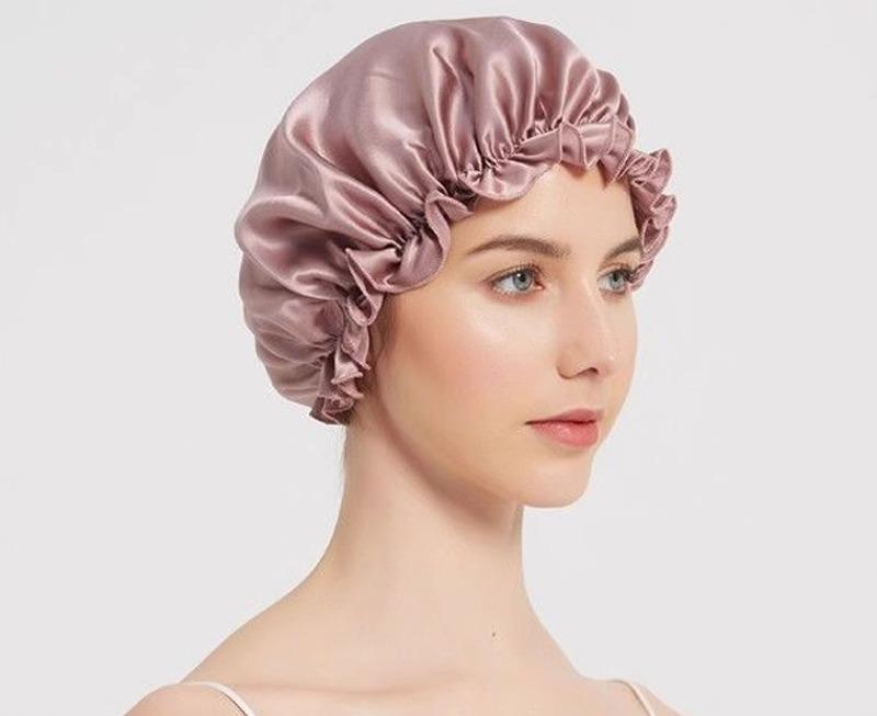 ナイトキャップ 大人 レディース シニア エレガント 睡眠 産後 家庭用 ロングヘア ケア用 保護 カバー ..