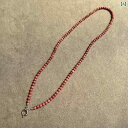 ネックレス メンズ レディース アクセサリー ピンクローズストーン ビーズ シルバー925 留め具 おしゃれ ナチュラル シンプル プレゼント 誕生日
