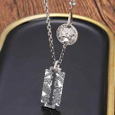 ネックレス メンズ シルバー925 アクセサリー チェーン ペンダント 彫刻 コイン レトロ パンク アメリカン カジュアル おしゃれ プレゼント
