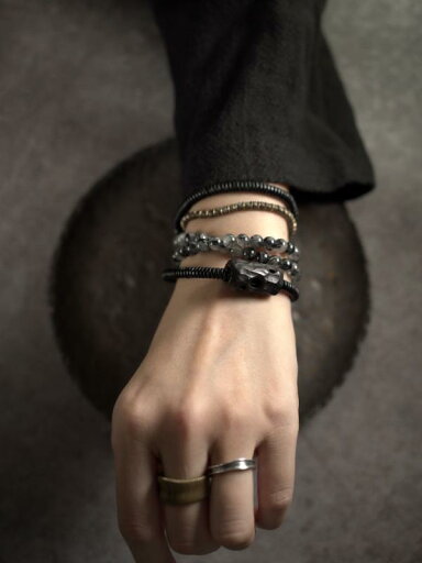 ブレスレット メンズ レディース アクセサリー 異素材 ビーズ 黒檀 銅 チャーム 多重巻き 2WAY ネックレス カジュアル おしゃれ プレゼント ブレスレット メンズ レディース アクセサリー 異素材 ビーズ 黒檀 銅 チャーム 多重巻き 2WAY ネックレス カジュアル おしゃれ プレゼント