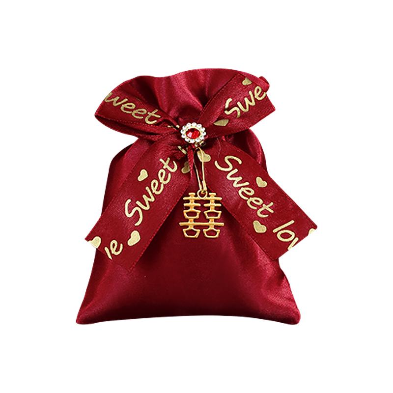 ギフトバッグ 巾着袋 きんちゃく チャイナ風 セット 大きめ 小さめ 結婚式 ウェディング キャンディー..