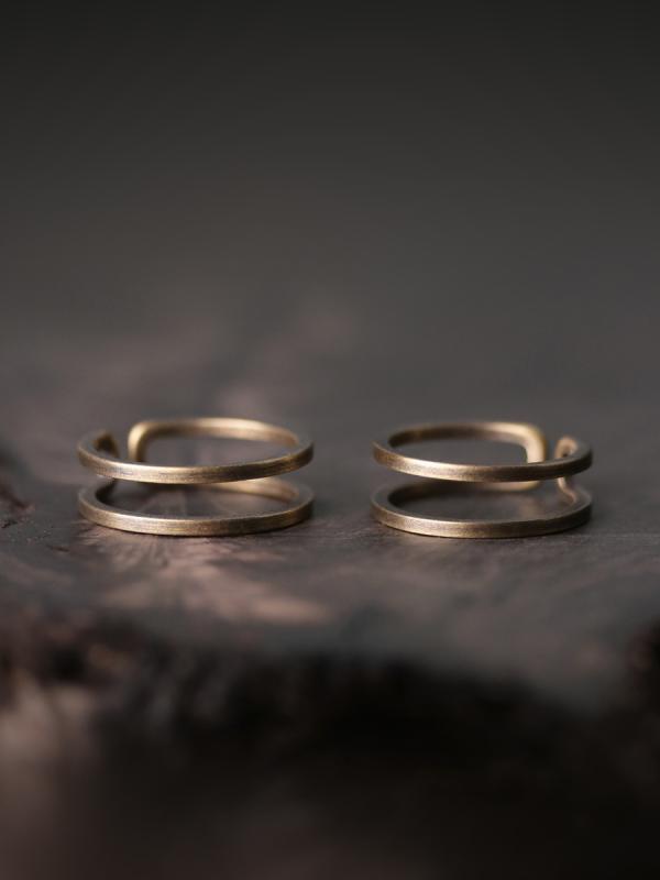 リング 指輪 アクセサリー ユニセックス フリーサイズ アンティーク調 装飾 クラフト 小物 個性的 カジュアル スタイリッシュ おしゃれ ブロンズ シルバー