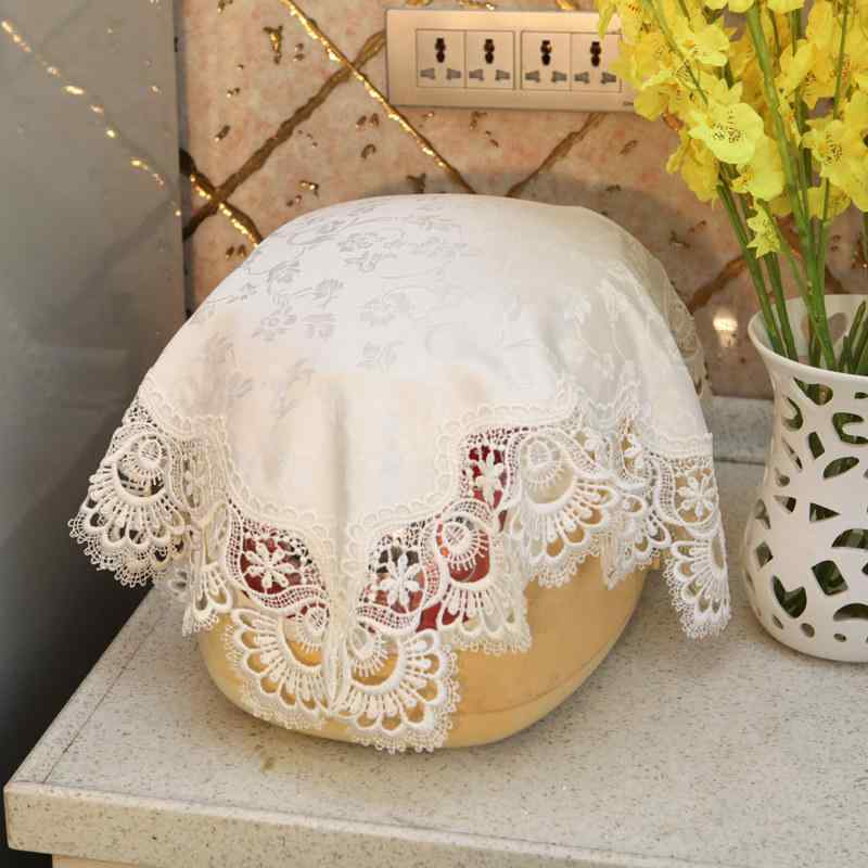 炊飯器カバー 布 ダストカバー 調理器具 家電用 キッチン レース タオル インテリア オシャレ ほこり防..