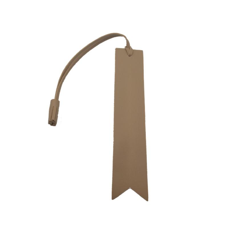 本 しおり おしゃれ ブックマーク PU レザー 目印 タグ インデックス 読書 ノート スペーサー シンプル ベージュ 無地 マット タッセル