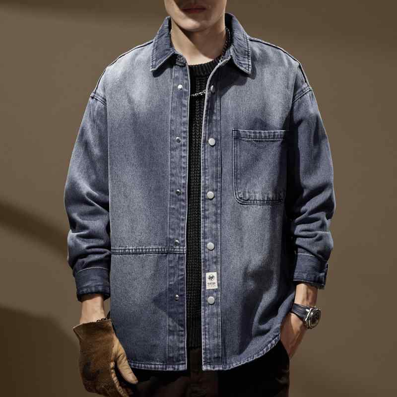 生地の分類: デニム素材構成:綿 87 ビスコースファイバー (ビスコースファイバー) 8 ポリエステルファイバー 5