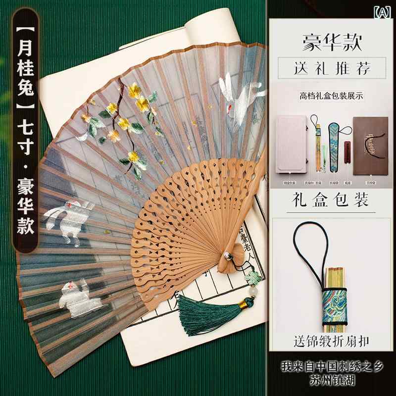 扇骨の材質：竹