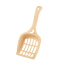猫 トイレ スコップ シャベル ペット用品 掃除 お手入れ クリーニング 便利 グッズ 大きめ 細かい穴 豆腐砂用 フック 肌色 シンプル