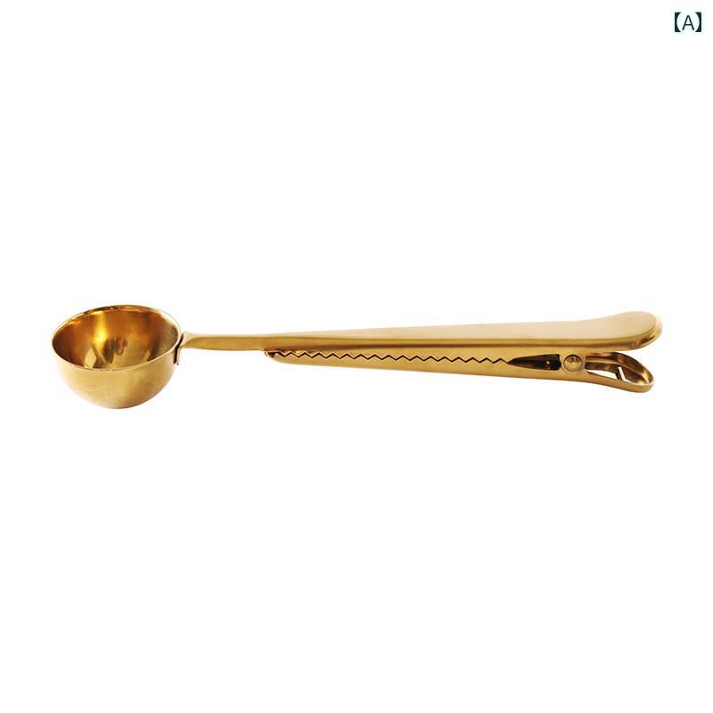 計量スプーン コーヒー メジャー ステンレス スチール クリップ おしゃれ 料理 製菓 調理 器具 用品 キ..