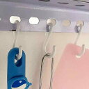 フック s字 プラスチック 吊り下げ 収納 小さい 壁 傷つけない キッチン 調理器具 洗面所 玄関 鍵 小物 シンプル 白 黒 10個セット