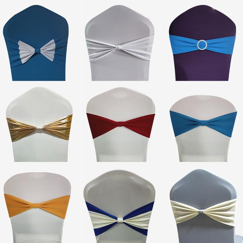 チェア サッシュ 椅子カバー背もたれ 伸縮性 厚手 ホテル 結婚式 ウェディング パーティー 装飾 飾り ..