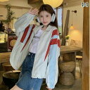 アウター レディース 薄手 夏 日焼け防止 長袖 アウトドア 虫よけ カジュアル アメカジ カラー ブロック ルーズ スタンドカラー 女性 春 エアコン対策 スポーツ