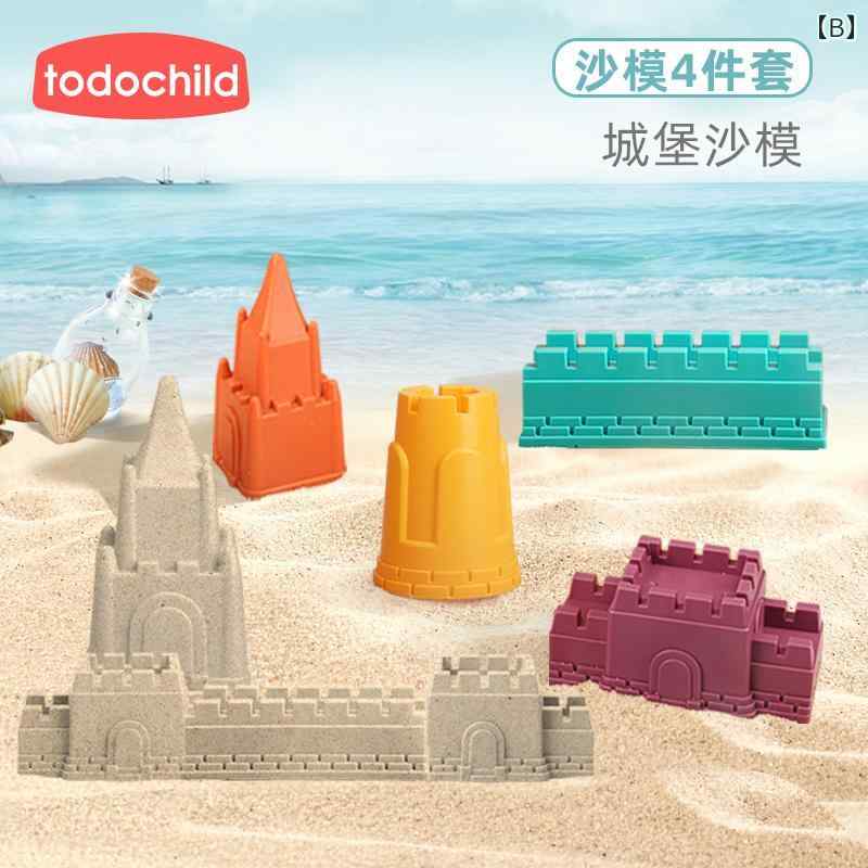 フロントップ楽天市場店の砂場遊びセット 屋外 おもちゃ 男の子 女の子 子ども 庭 海水浴 ビーチ 保育園 赤ちゃん 掘削 シャベル バケツ ツール 砂時計 車 城｜アングル2