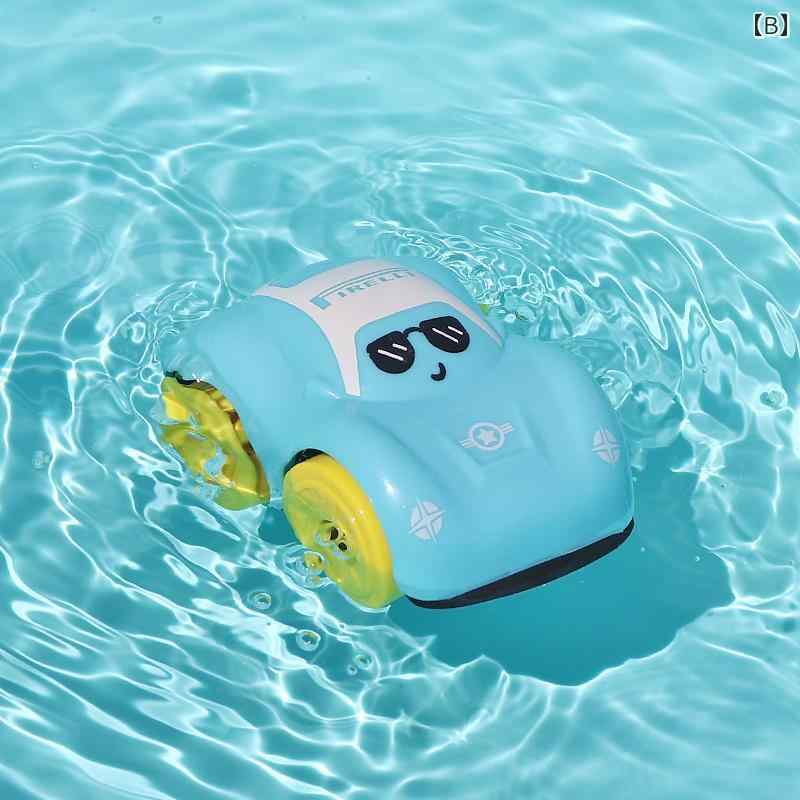 プール 水遊び おもちゃ 子供 ベビー お風呂 車 知育 玩具 ゼンマイ 巻き上げ 陸両用 水かき 泳ぐ 動く バス 男の子 女の子 プラスチック 安心 安全 耐久性 楽しい おもしろ かわいい 誕生日 プレゼント 祝い 黄色 ブルー 3