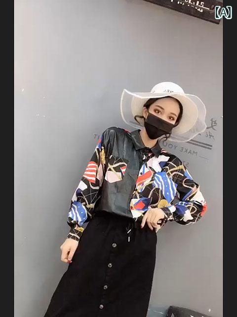 アジアン エスニック トップス 花柄 シャツ レディース レトロ 春秋 ゆったり シングルブレスト 普段使い ストレート 薄手 柔らかい おしゃれ