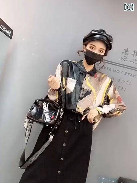 レディース トップス 2025夏 タイ ダイ インク メッシュ 長袖 Tシャツ レディース ゆったり 薄手 マイクロ 透明 日焼け防止 ソフト ワックス ドレープ トップス