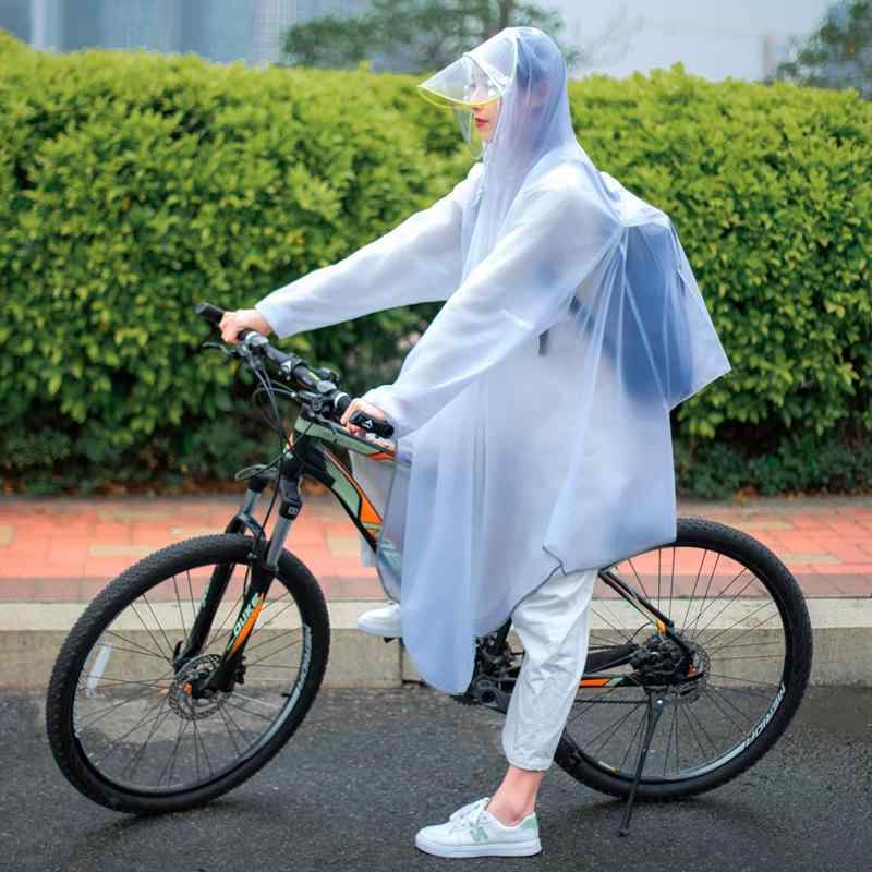 レインコート L つば付き レディース 男女兼用 自転車 バイク 雨具 防水 通販