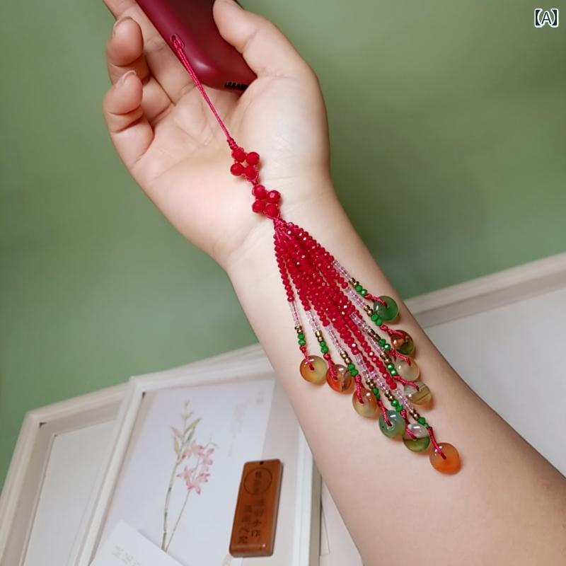 チャーム ストラップ クリスタル 携帯電話 チェーン ペンダント バッグ 吊り下げ アクセサリー プレス ..