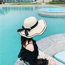 麦わら帽子 大人 レディース つば広 リボン おしゃれ 日除け 遮光 日焼け防止 夏 蒸れにくい 紐付き 小顔効果 ストローハット ワイドブリム 海 ビーチ 旅...
