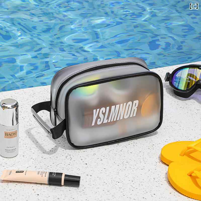 ビーチバッグ 大人 レディース 水泳 フィットネス 乾湿分離 収納 袋 防水 スポーツ メンズ ホワイト ブラック ピンク ファスナー 靴 ポーチ 3