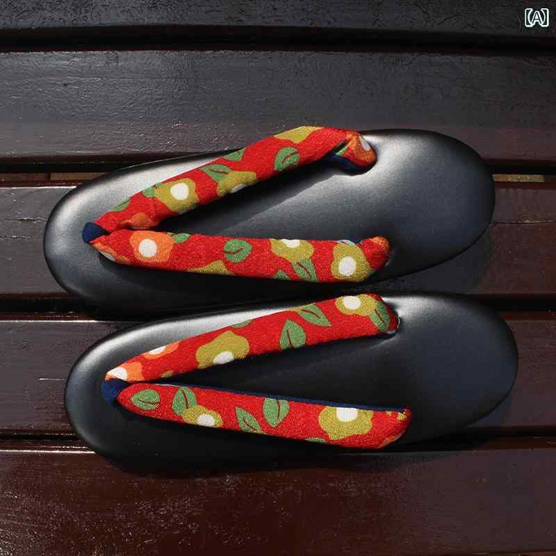 下駄 レディース かわいい サンダル 夏 祭り 花火大会 浴衣 着物 わらじ 刺繍 グラデーション 花柄 ブラック ブルー ホワイト 24.5cm