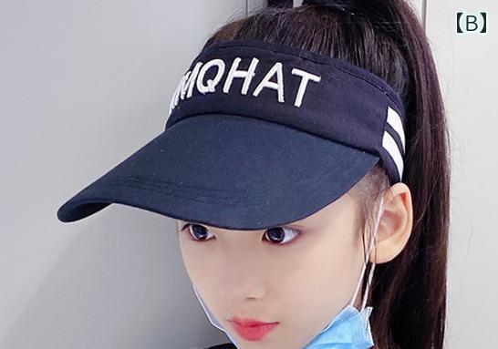子供 帽子 日除け サンバイザー UVカット 夏 男の子 女の子 学生 綿 つば広 通気性...