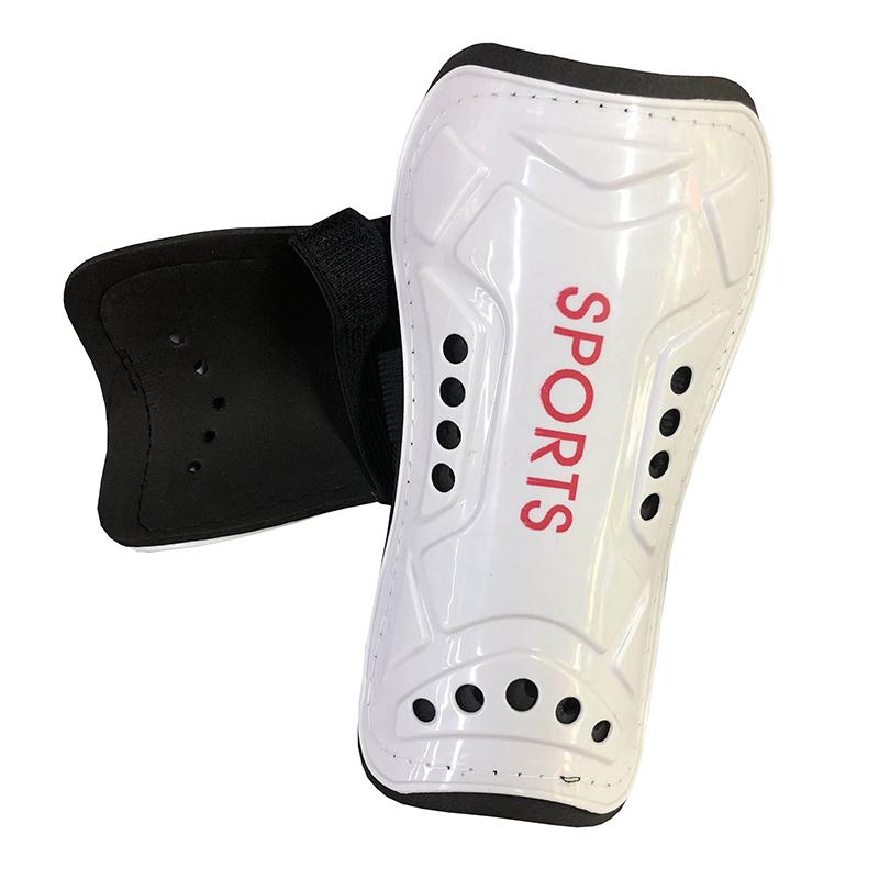 すねあて サッカー キッズ 大人 メンズ ハード プラスチック EVA 通気 フィット ベルト トレーニング スポーツ 防具 シンプル 白 赤 青 フットサル