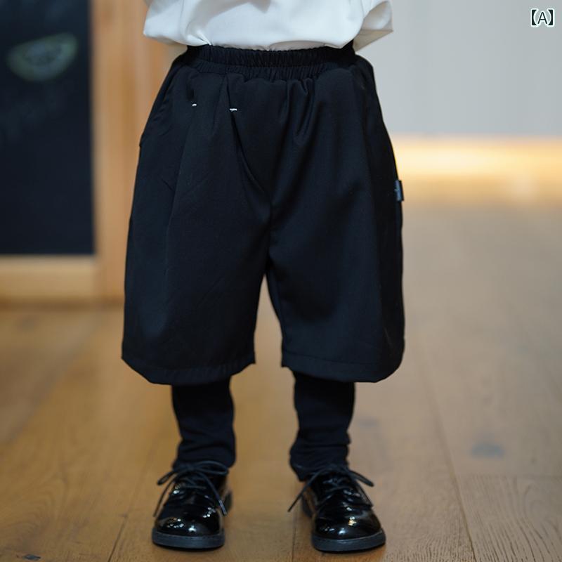 該当する性別：ユニセックス色: 黒ズボン前立て：ゴム参考身長：90cm 100cm 110cm 120cm 130cm 140cm該当する季節：春と秋