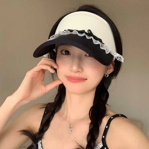 サンバイザー レディース 日焼け防止 リボン かわいい レース 韓国 サンシェード 小顔効果 レジャー 旅行 春夏 フリル 緑 黒 ピンク サンバイザー レディース 日焼け防止 リボン かわいい レース 韓国 サンシェード 小顔効果 レジャー 旅行 春夏 フリル 緑 黒 ピンク