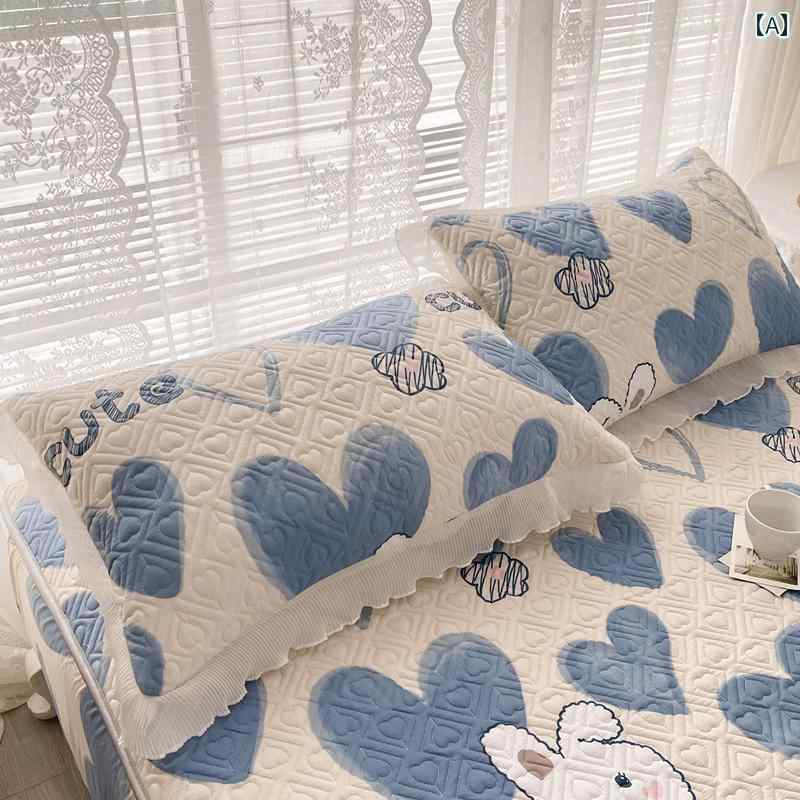 枕カバー キルティング かわいい キッズ 48×74cm 大きめ 筒状 洗える 2枚 セット ...