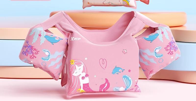 アームリング 浮き輪 夏 キッズ 男の子 女の子 水泳 初心者 ウォーター スリーブ ベスト ジャケット スイミング プール 海水浴 恐竜 ユニコーン 青 ピンク オレンジ