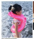 水遊び ライフ ジャケット 子供 浮き輪 スイミング 男の子 女の子 インフレータブル 厚め 安全 キッズ ジュニア ビーチ プール 海水浴 青 ピンク