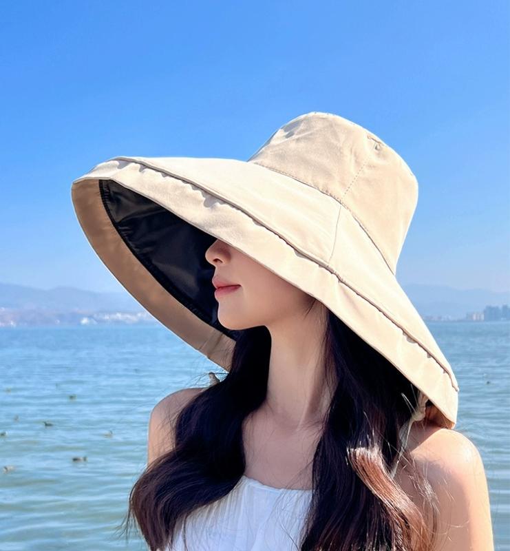 バケットハット レディース 夏 おしゃれ 日焼け防止 つば広 折りたたみ 56-62cm 春秋 旅行 レジャー アウトドア 黄 ピンク ベージュメイン素材:綿ポリエステルサイズ: 頭囲 (56-62cm)適用シーズン：春.夏.秋該当するシーン：旅行