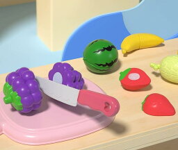 ままごとセット 子供 女の子 男の子 おもちゃ フルーツ 野菜 切れる 面ファスナー 包丁 まな板 バスケット プラスチック 知育玩具 プレゼント 誕生日